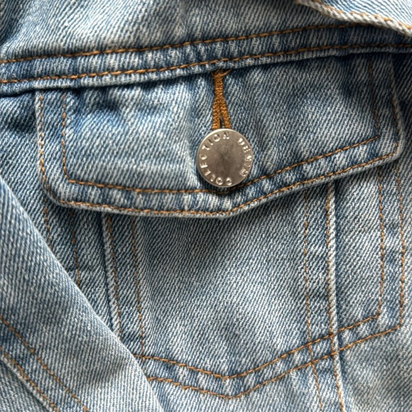 Plus Size Denim Jacket - Picture 3 of 5